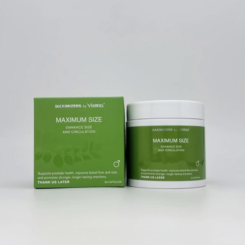MAXIMUM SIZE - 60 Capsules