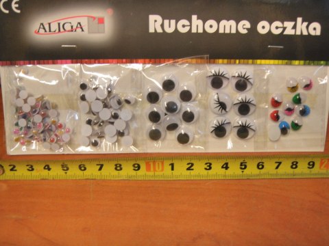 Ruchome oczka 5kpl. 64szt. na blistrze | MT-6603