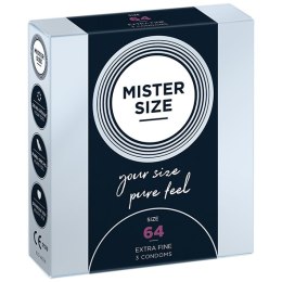 Condoms 64 Mm 3 Pieces Mister.Size
