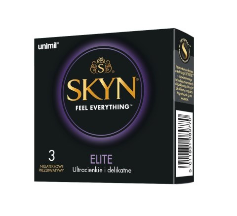 Skyn Elite Prezerwatywy Nielateksowe 3 Szt. Unimil