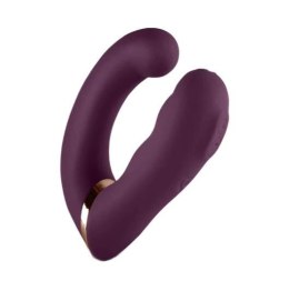Wibrator Do Punktu G Ze Stymulatorem Variety Burgundy Rocks-Off