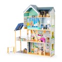 Domek dla lalek Rezydencja Maya 138 cm 28 elementów ECOTOYS