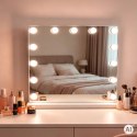 Lustro do makijażu ModernHome 50x40 cm LED 3 barwy
