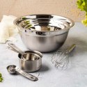KOMPLET STALOWYCH MISEK KUCHENNYCH 18/22/26 cm MIARKI KINGHOFF KH-2076