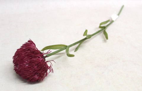Kwiat ala CZOSNEK silikonowy wys.60cm główka 7 x 5cm FIOLETOWY LAP-155D