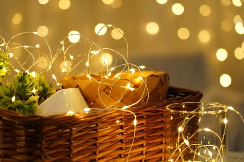 Lampki dekoracyjne na baterie MODEE 10m ciepła barwa 100LED ML-C2012