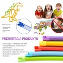 WOOPIE Klocki Słomki Konstrukcyjne 3D Patyczki Rurki Zestaw Kreatywny 150 EL