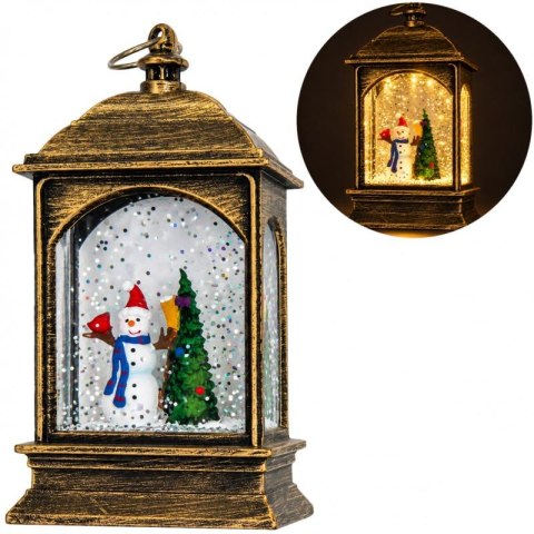 Lampion świąteczny na baterie 14 x 8 x 4cm