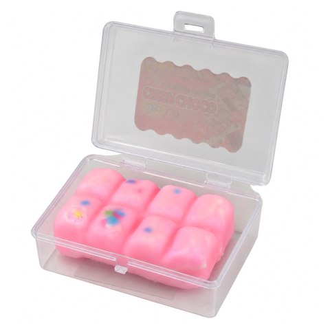 Gniotek Sensoryczny Chrupiąca Tabliczka Czekolady Pudełko Różowa 8cm