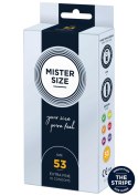MISTER SIZE 53mm Condoms 10pcs Natural