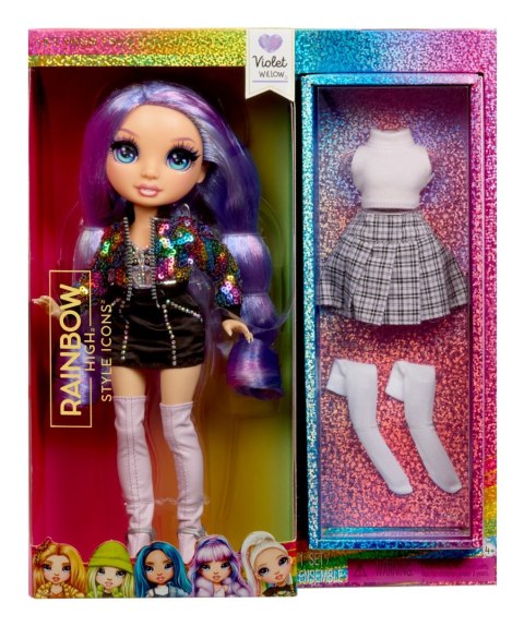 Rainbow High-Violet Doll 431602-EU