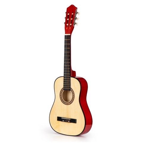 Gitara dla dzieci ECOTOYS 6 strun drewniana 86x31x8,5 cm solidna