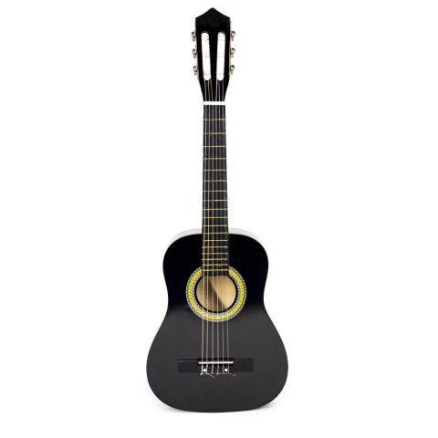 Gitara dla dzieci duża 6 strun drewniana ECOTOYS z możliwością strojenia
