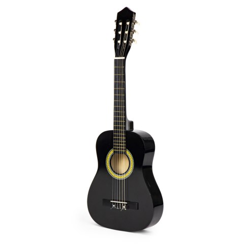 Gitara dla dzieci duża 6 strun drewniana ECOTOYS z możliwością strojenia