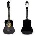 Gitara dla dzieci duża 6 strun drewniana ECOTOYS z możliwością strojenia