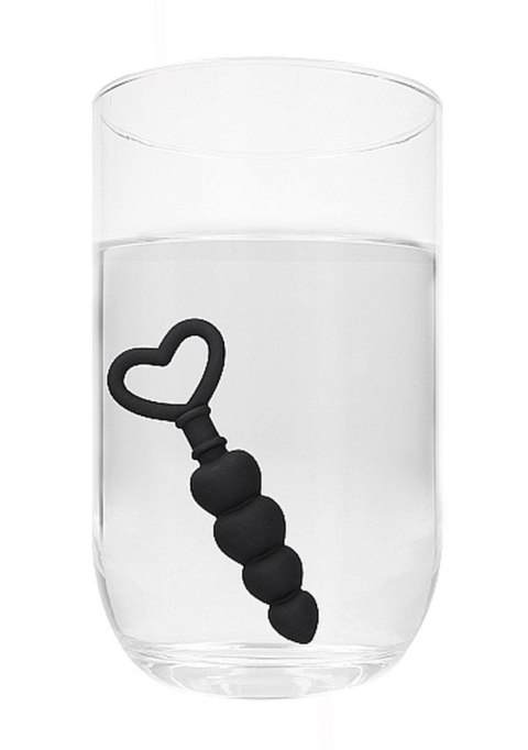 Anal Love Beads Black – Elastyczne kulki analne do penetracji