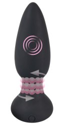 Korek analny rotujący zatyczka pilot 14cm 7trybów