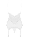 Koronkowy gorset stringi komplet obsessive s/m