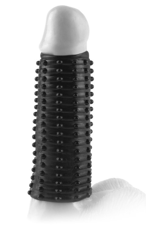 FXTM Pleasure Sleeve Dark – elastyczny sleeve i masturbator 13,9 cm