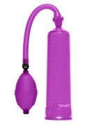 Pompka do penisa ToyJoy Power Pump Purple ręczna 23 cm 5,5 cm