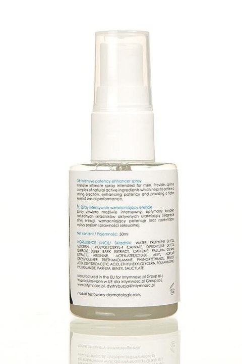 SPRAY NA POTENCJĘ EREKCJĘ DLA MĘŻCZYZN WZMACNIAJĄCY POBUDZAJĄCY 50ML