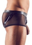 Męskie Spodnie z Pierścieniem Cock Ring XL Wet Look Powernet