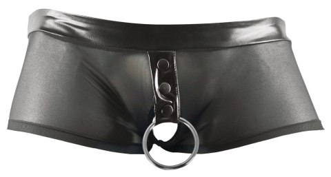 Męskie Spodnie z Pierścieniem Cock Ring XL Wet Look Powernet