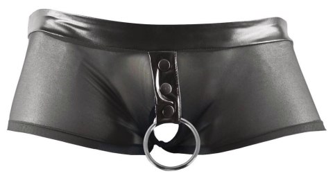 Męskie Spodnie z Pierścieniem Cock Ring XL Wet Look Powernet