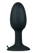Wydrążony plug analny silikonowy obciążony 12cm
