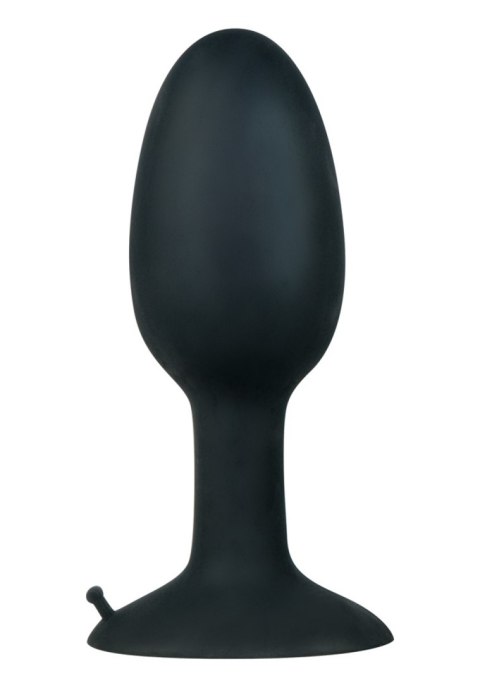 Wydrążony plug analny silikonowy obciążony 12cm