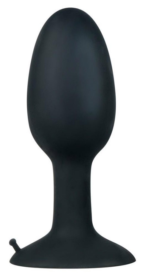 Wydrążony plug analny silikonowy obciążony 12cm