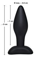 Korek Analny Plug 9 cm Silikonowy Mały Zgrabny Zatyczka