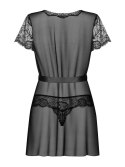 Zmysłowy szlafrok i stringi obsessive Alluria L/XL