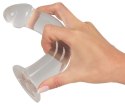 Zestaw trzech dildo gładkich giętkich silikonowych