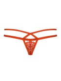 Czerwone koronkowe stringi erotyka obsessive l/xl