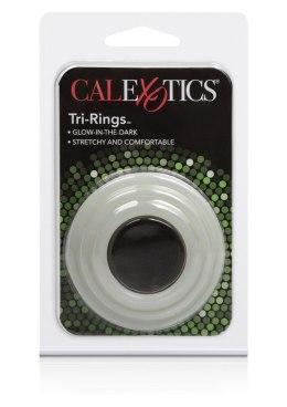 Pierścienie Erekcyjne TRI RINGS Świecące w Ciemności Silikon
