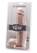 Dildo realistyczne duże 25 cm z przyssawką cieliste