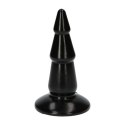 Zatyczka analna korek plug czarny silikonowy 13 cm
