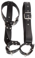 Pasy Bondage do Krępowania Rąk Regulowane Skóra PU