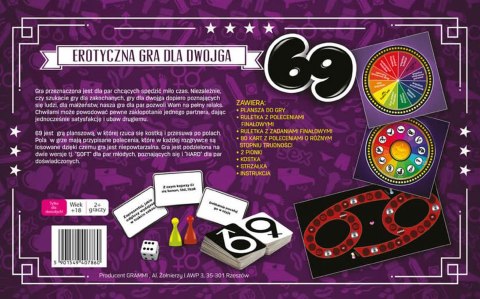 Plansza ruletka polecenia gra erotyczna dla par 69  