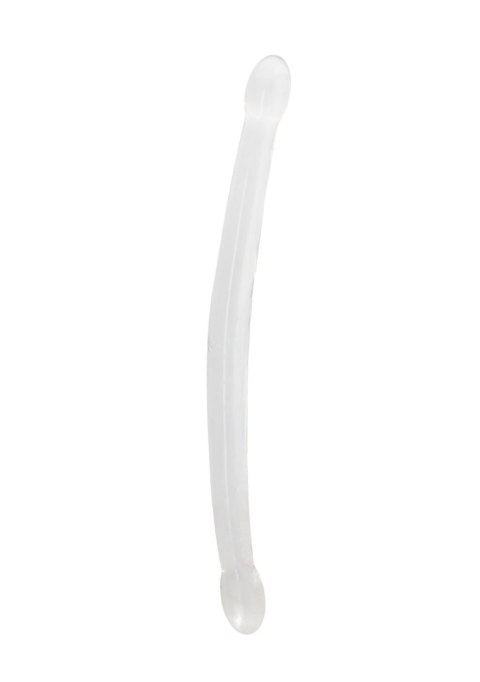 Podwójne silikonowe dildo gładkie długie 42 cm