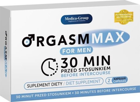 ORGASM MAX FOR MEN – suplement diety stworzony z myślą o mężczyznach