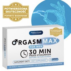ORGASM MAX FOR MEN – suplement diety stworzony z myślą o mężczyznach