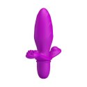 Wibrujący korek analny z wypustkami 10trybów 13cm