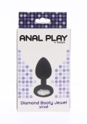 Diamond Booty Jewel Small silikonowy korek analny