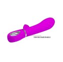 Elegancki klasyczny wibrator wielofunkcyjny 20cm