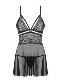Erotyczna koszulka komplet stringi Obsessive S/M