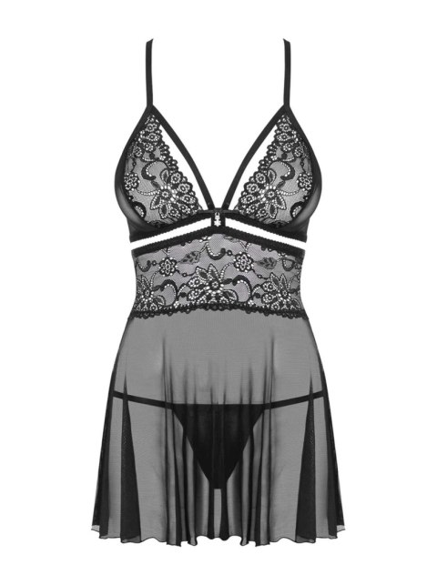 Erotyczna koszulka komplet stringi Obsessive S/M