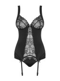Gorset stringi koronka sex komplet obsessive l/xl