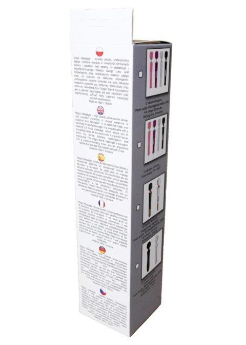 MASAŻER ŁECHTACZKI MAGIC WAND WIBRATOR 10 TRYBÓW USB SILIKONOWY